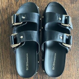 BCBGeneration Black Sandals